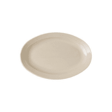 Plato Ovalado Beige 34cm